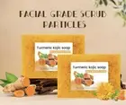 2-Pack Turmeric Glow Soap - Handmade Skin Brightening with Lemon & Kojic Acid