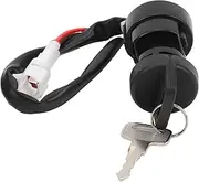 Ignition Key Switch Stable Performance with 2 Keys for 350 YFM350 2004-2013, Stainless Steel, Heat Insulation Layer, Waterproof, Dustproof, Easy Install