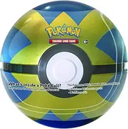 Pokemon TCG Card Game Poke Ball Rare All New 2018 Quick Ball Collector's Tin! 3 boosters!