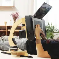 在飛比找樂天市場購物網優惠-筆電電腦桌床上木制可折疊調節角度多功能懶人書桌便攜式支架子 