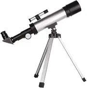 High Power Astronomical Telescope, 360/50mm Refractor Telescope 90X Lens Monocular Telescope with Adjustable Tripod for Beginners