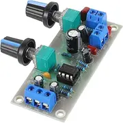 Digital Power Amplifier Board with Low Pass Filter Bass Preamp Module for Enhanced Audio Experience Single Power Supply Design for Low Sensitivity Sources Random Color