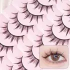 Tapered False Eyelashes C-curled Full Strip Lashes New Individual Lashes
