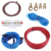 Muzata 10 Gauge Amp Wiring Kit Amplifier Installation with RCA Interconnect a...