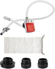 Ｂｅｓｇａ Automatic Oil Transfer Pump Liquid Transfer Pump with Tank Adapters with Auto Stop for Generator Trucks Car Water Gas