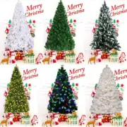 1.2/1.5M/1.8M/2.1M Christmas Tree with LED Fairy Lights Easy Assemble Home Decor