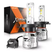 X5 SEALIGHT H4 LED Headlight Bulb Conversion Kit High Beam 6000K White Bright (for: Smart)