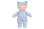 GUND Baby - Baby Doll Aster Blue, Recycled Plush, Kids Soft Toy, Floral Pattern, 30cm H