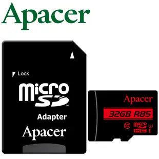 Apacer 宇瞻 32GB 32G MicroSD MicroSDHC TF U1 C10 記憶卡 (3.5折)