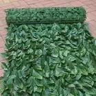 50x100cm Artificial Leaf Hedge Fake Plant Fence Roll Wall Garden Home Decor Chic