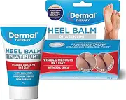 Dermal Therapy Heel Balm Platinum – Australia's Best Heel Balm for Cracked Feet, Foot Cream with Intensive Hydration & Skin Repair, High Urea Content for Extreme Dryness, Visible Results in 1 Day |75g