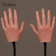 Dokier Silicone Female Hands Model Lifesize Mannequin Hand Nail Art Practice