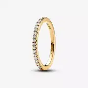 *BRAND NEW* Pandora Timeless Yellow Gold Plated Sparkling Band Ring 162999C01