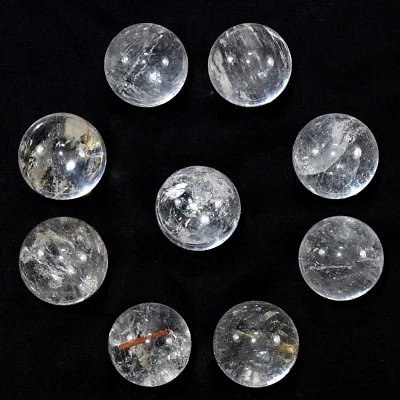 22-42mm Rainbow Clear Quartz Sphere Polished Crystal Mineral Ball - China (1PC)