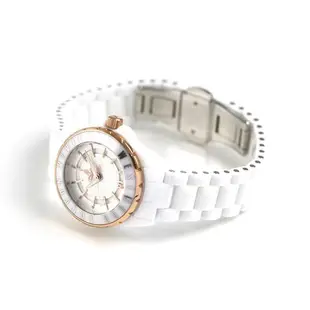 Vivienne Westwood  手錶 31mm 白色錶面 陶瓷錶帶 女錶 上班族 生日 禮物 VV088RSWH