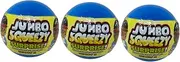 Series 2 Jumbo Squeezy Surprise! One (1) Giant Capsule SqueezyMates MLB Figure, 3 Pack Bundle, Team Colors, 4" Tall