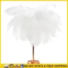 Bedside Lamp Versatile Remote Control Lamp for Home Bedroom Decor (White) .