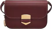 Fossil Women's Lennox Leather Large or Small Flap Crossbody Purse Handbag For Women