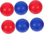 KOMBIUDA 6Pcs Colored Beach Paddle Balls for Outdoor Games Ball for Fun Beach Activities Safe and Soft Material for Adults
