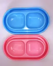 YES4PETS 2 x Large Anti-Ant Pet Dog Feeding Bowls Cat Rabbit Guinea Pig Feeder