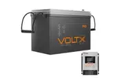 VoltX 12V 190Ah Lithium Battery + 50A DC to DC LiFePO4 Battery Charger Bluetooth
