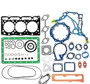 Eoiou Full Set of Gasket Kit 1E043-99350 Fits for Kubota D1105 D1105T D1105-E2B D1105-E3B D1105-E4B Engine U25S KX36-2 KX41 KX41-2S KX41-2 KX61-2 KX61-2S KX41H Excavator ZD28 Zero Turn Mower