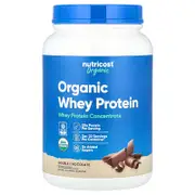 Nutricost, Organic Whey Protein, Double Chocolate, 2 lb (907 g)