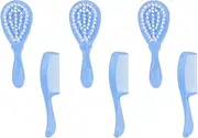 TOYANDONA Bathing Brush Comb Kit Boys and Girls Shampoo Brush Set 3 Pack Accessories
