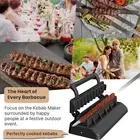 Kabob Mould Professional Style Kebab Skewers Maker for Hassle-free Bbq