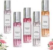 Pheromones Perfumes for Women, Enhanced Venom Scents, Long-Lasting Portable Roll On Perfume for Women,5PCS