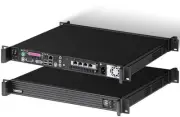 1U(24"Rail)(2x3.5"+2.5" HDBay)(Micro-ATX/ITX)(Rackmount Chassis)(D14.4" Case)NEW