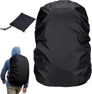 Backpack Rain Cover, Rainproof Protector 45L Bag, Anti-Slip Buckle Strap, Compact Portable Shield for Hiking, Camping, Traveling, Outdoor Biking, Hunting, 40x20x60cm