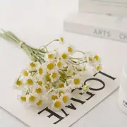 Artificial Daisy Flower Bouquet Stems - White