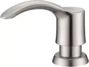 Kitchen Sink Soap Dispenser with Large Bottle (Brushed Nickel)