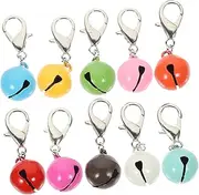 Happyyami 10pcs Pet Collar Bells for Cats and Dogs for Accessories Crisp Sound for Holiday Cheer for Pet Decoration