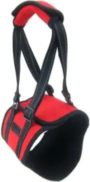 Alfie Pet - Timmy Supporting Pet Dog Cat Harness - Color: Red, Size: Small S