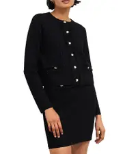 Hobbs London Sairey Sparkle Knit Jacket