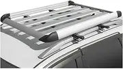 Roof Basket Aluminum Luggage Carrier Car Roof Rack Bar Cargo Van Roof Rail