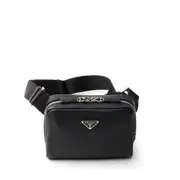 [Prada] Prada Brique Saffiano Leather Bag ONE SIZE BLACK