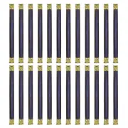 24Pcs Metal Internal Flex Frame, 18cm/7.1" Purse Frame Handbag Hinges, Bronze