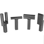 1 Inch Blacksmith Anvil Hardy Tool Set – Hot Cut, Creasing Stake, Fuller, Fork