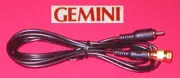 6Ft RCA Cable & GOLD RF Coax TV Adapter for Coleco Gemini Atari 2600 System