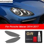 Pre-cut Headlights Smoke Paint Protection Vinyl Tint Wrap Film For Porsche Macan (for: Porsche)