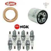 Tune Up KIT Plugs Oil Filter Gasket for Nissan 350Z 2007-2009 (for: Nissan)