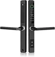 Smart Lock, TTLock Smart Lock Waterproof Outdoor Fingerprint APP RFID Code Keyless Electronic Door Lock for Home Office Bedroom(1500W,3085) Learned extensively Aqiong