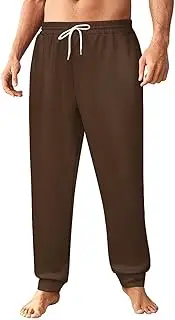 [Generic] Men's Sweatpants, Warm Sable Brown-622, Polyester Joggers, Sweatpants Jogging Pants for Workout Running