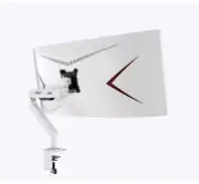 AOC AM406W White Desk-mount monitor arm with Alloy Structure. Mechanical Spring.