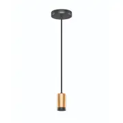 Next Glow Vintage Brass Pendant Light Cord w/ Dimmable Switch Bulb not Included