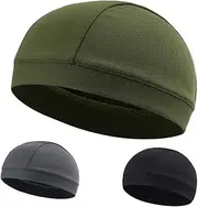 [VALICLUD] Men's Sports Cap Quick Dry Inner Lining Cycling Beanie Headband for Men Cool Comfortable Dark Grey