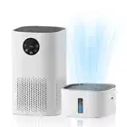 Air Purifier with Humidifier Combo for Home Allergies and Pets Hair, 2-in-1